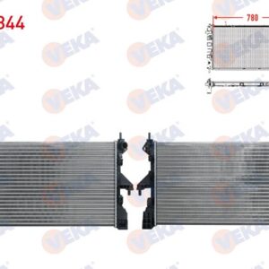 Opel Su Radyatörü Mekanik Fiat Ducato 2.3 Mjt 2014-/ Citroen Jumper 2.2 HDI | Orijinal Yedek Parça