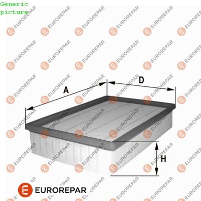 Mazda Hava Filtresi Dizel Kare Tip | Orijinal Yedek Parça | 1680350980