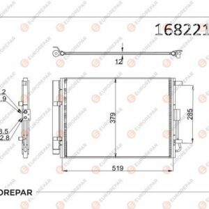 KIA Klima Radyatörü | Orijinal Yedek Parça | 1682216680