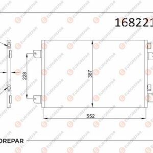 Opel Klima Radyatörü | Orijinal Yedek Parça | 1682218280