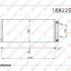 Opel Klima Radyatörü | Orijinal Yedek Parça | 1682223080