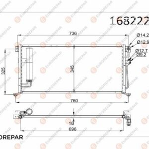 Mitsubishi Radyatör | Orijinal Yedek Parça | 1682225380