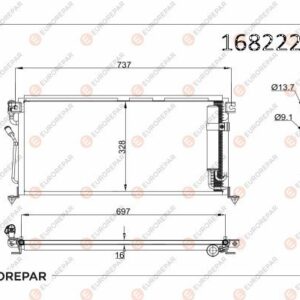 Mitsubishi Radyatör | Orijinal Yedek Parça | 1682225680