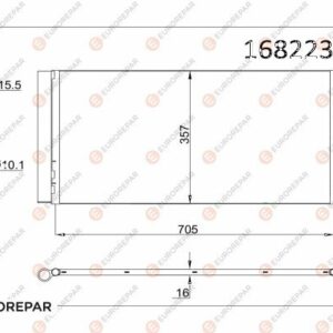 Renault Psa / Klima Radyatörü Laguna III Latitude | Orijinal Yedek Parça | 1682232180