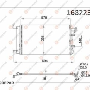 KIA Klima Radyatörü | Orijinal Yedek Parça | 1682232480