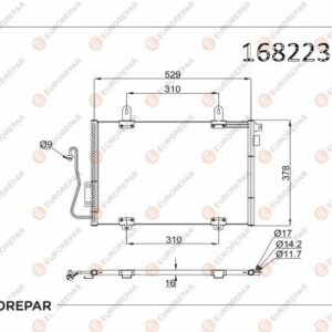 Renault Psa / Erp Klima Radyatörü Renault Clio | Orijinal Yedek Parça | 1682234980