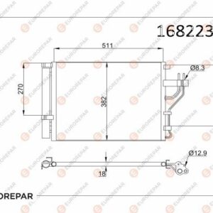 KIA Klima Radyatörü | Orijinal Yedek Parça | 1682235380