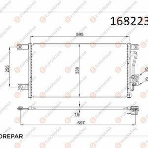 Mitsubishi Psa / Erp Klima Radyatörü Mitsubishi Pajero Sport I L200 (K7_T,K6_T) | Orijinal Yedek Parça | 1682236280