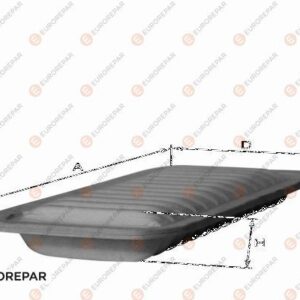 Mitsubishi Psa / Erp Hava Filtresi Asx 1.6 10-> Lancer 07-Peugeot 4007 2.2 HDI 07 | Orijinal Yedek Parça