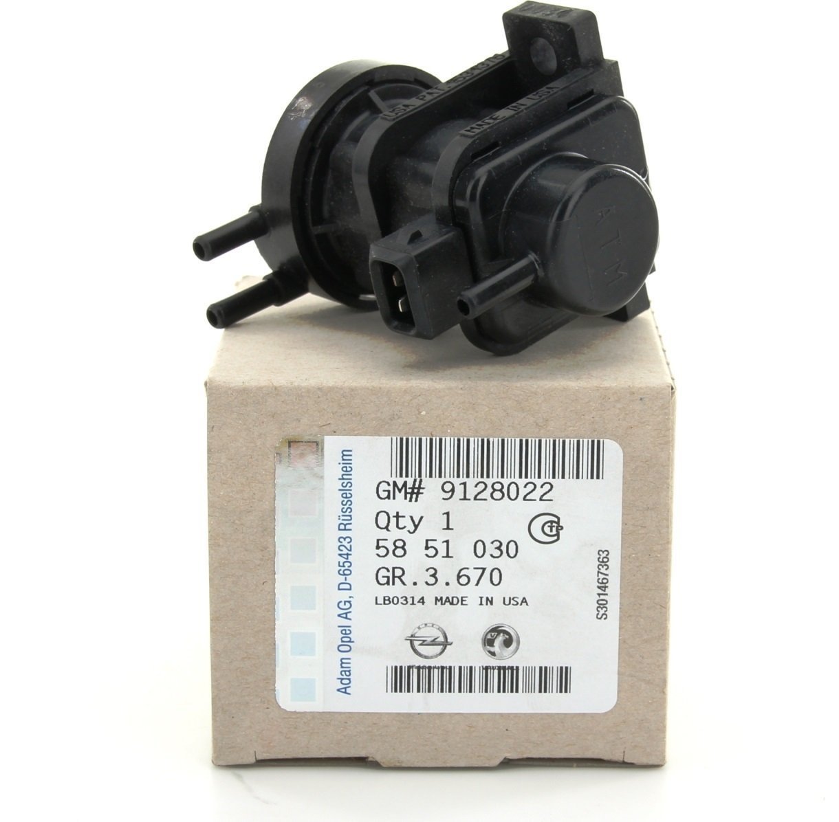 PSA 9128022 | Opel Astra G 2.0 Dizel Turbo Selenoid Valfi Orijinal