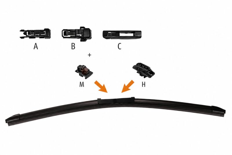 Peugeot Psa / Erp Silecek Süpürgesi Ön Cor D 95516013 İthal (1635455080)