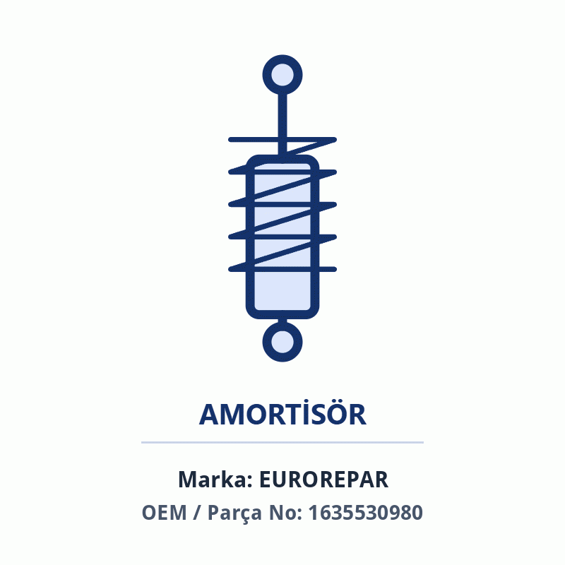 Peugeot Eurorepar Amortisör Ön Sağ (Citroen C4 II 5008 09- ) İthal (1635530980)