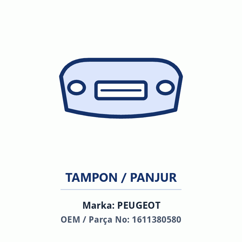 Peugeot ON TAMPON BAGLANTI SETC4 Orijinal (1611380580)