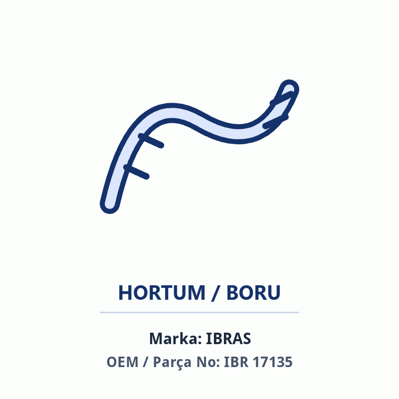 YAKIT HORTUMU İthal (IBR 17135)