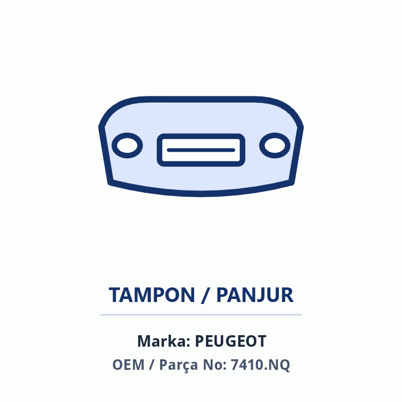 Peugeot ARKA TAMPON CITA C4 II Orijinal (7410.NQ)