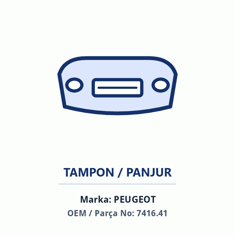 Peugeot ARKA TAMPON TUTUCU 307 SW Orijinal (7416.41)