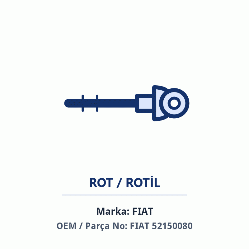 Fiat 500 (2007-2015) Viraj Askı Rotu Orijinal (52150080)