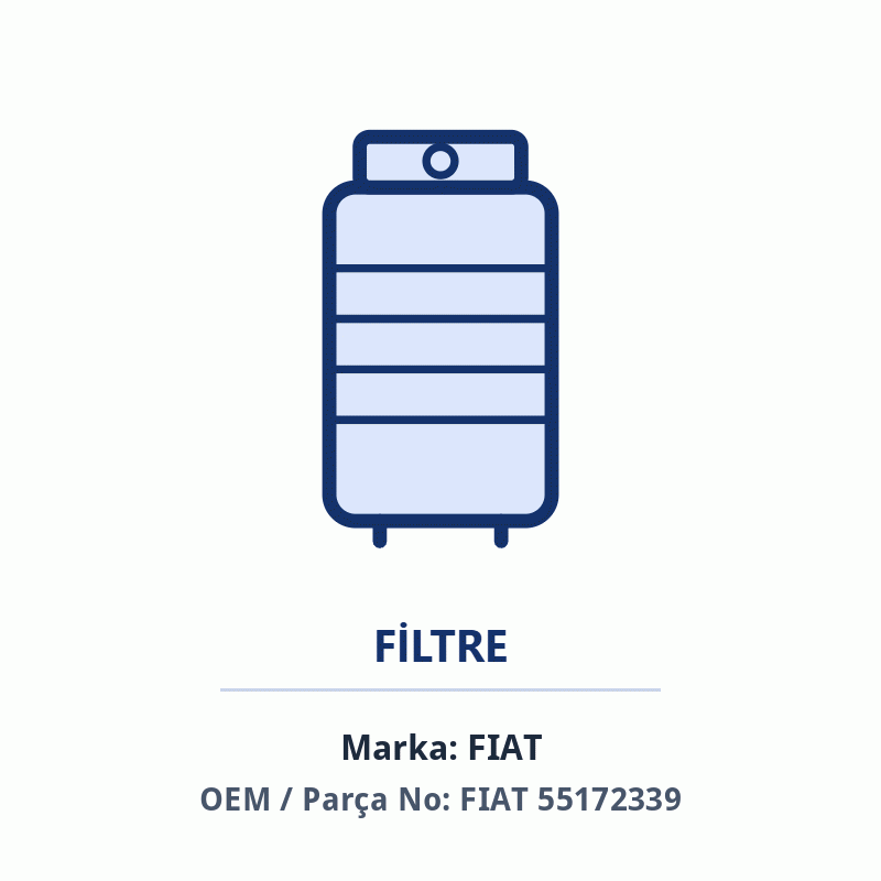 Fiat Filtre Seti Orijinal (55172339)