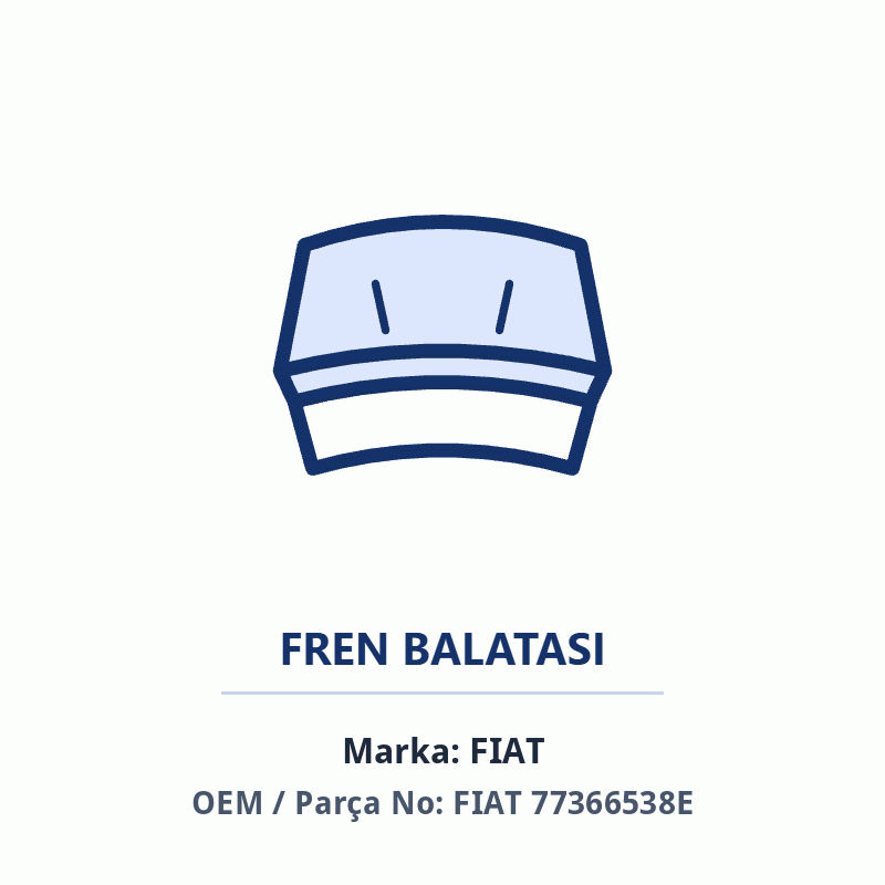 Fiat Frenbalataongpt Orijinal (77366538E)