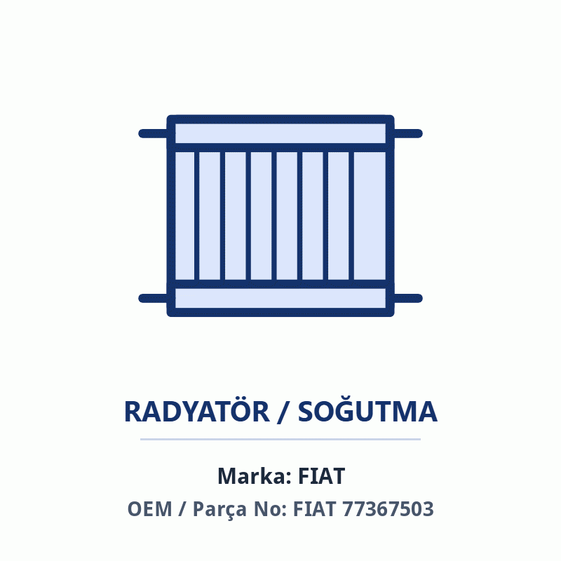 Fiat Kalorifer Resiztansı Orijinal (77367503)