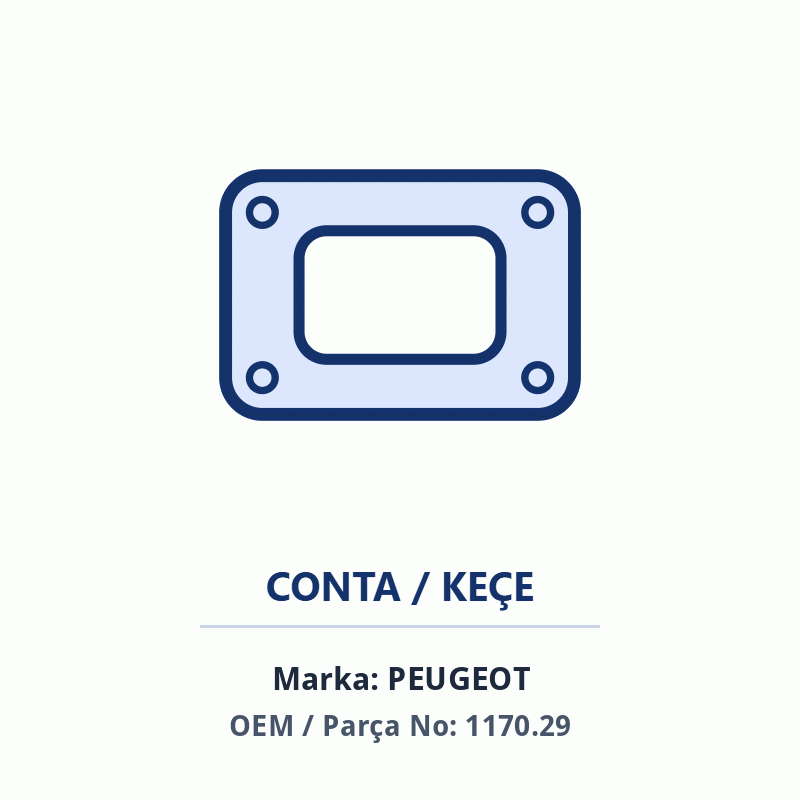 Peugeot YAG CUBUK CONTA C5 X7 Orijinal (1170.29)