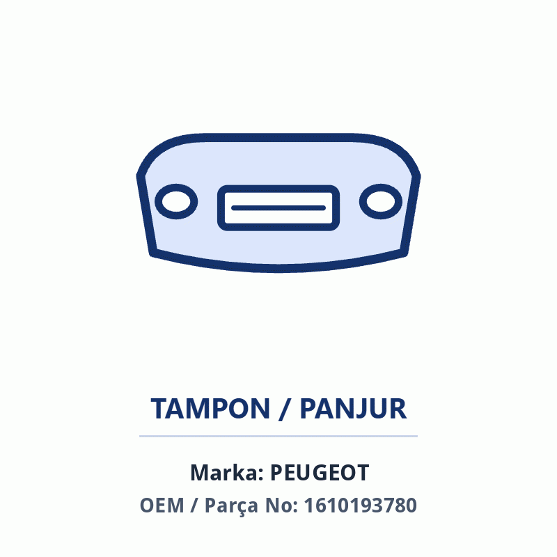 Peugeot ON TAMPON IZGARA KOSEC4 P Orijinal (1610193780)