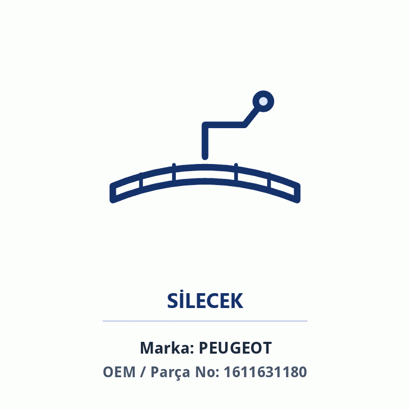 Peugeot SILECEKTAKIMC4PC Orijinal (1611631180)