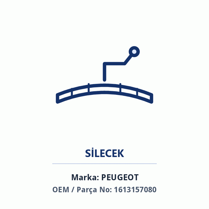 Peugeot SILECEK SOL C5 X7 Orijinal (1613157080)