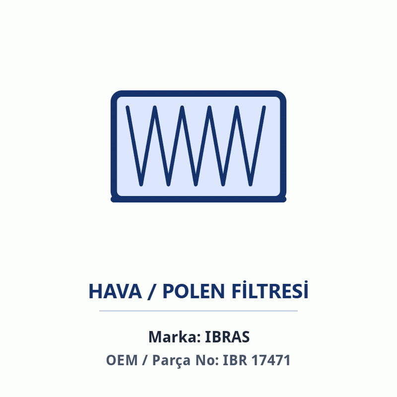 Hava Filtre Borusu İthal (17471)