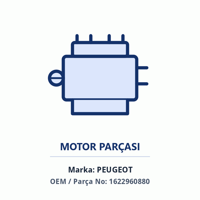 Peugeot ACILIRTAVANMOTORUC4PC Orijinal (1622960880)