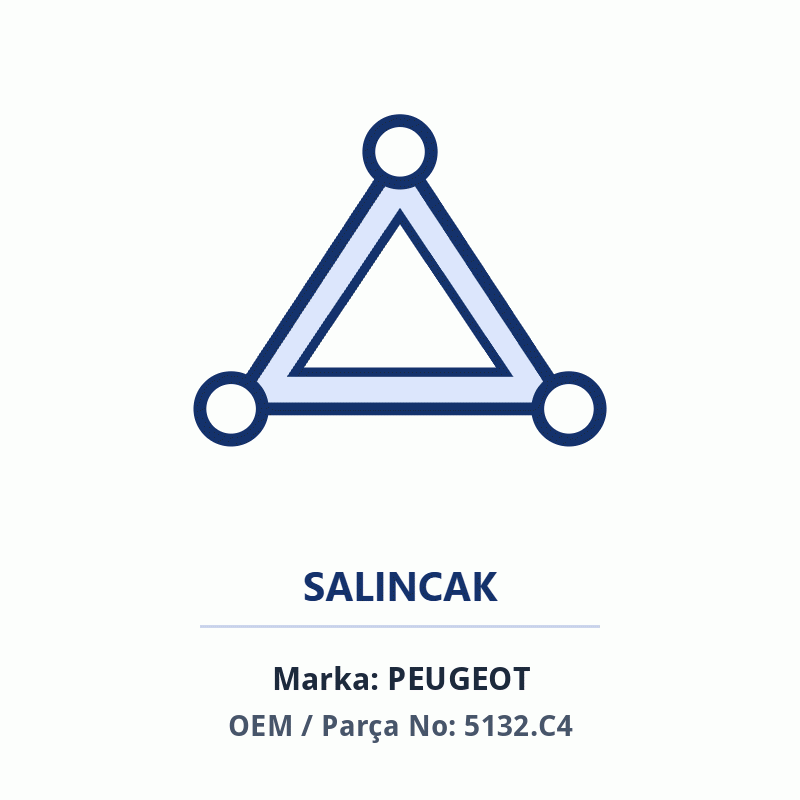 Peugeot SALINCAK BAGLANTI CIVATA Orijinal (5132.C4)