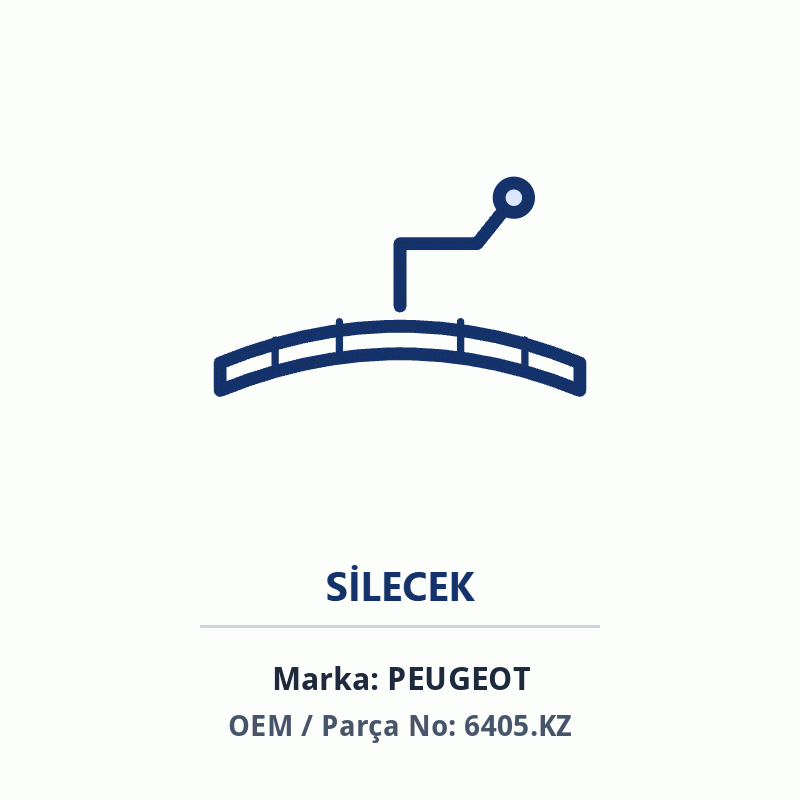 Peugeot ÖN SILECEK MOTOR SAG C5X7 Orijinal (6405.KZ)