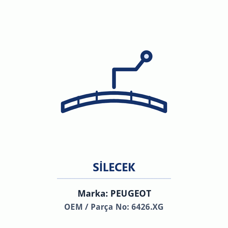 Peugeot SILECEK SAG C4 Orijinal (6426.XG)