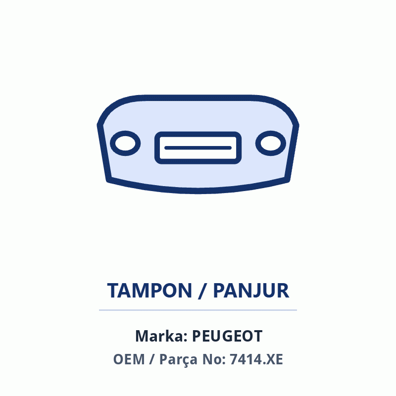 Peugeot TAMPON ALT IZGARA C4 SD Orijinal (7414.XE)