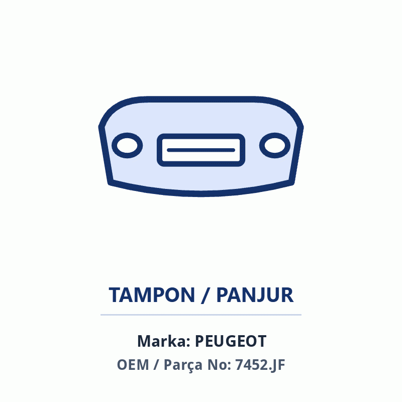 Peugeot TAMPON CAVUS ARMA C4 PC Orijinal (7452.JF)