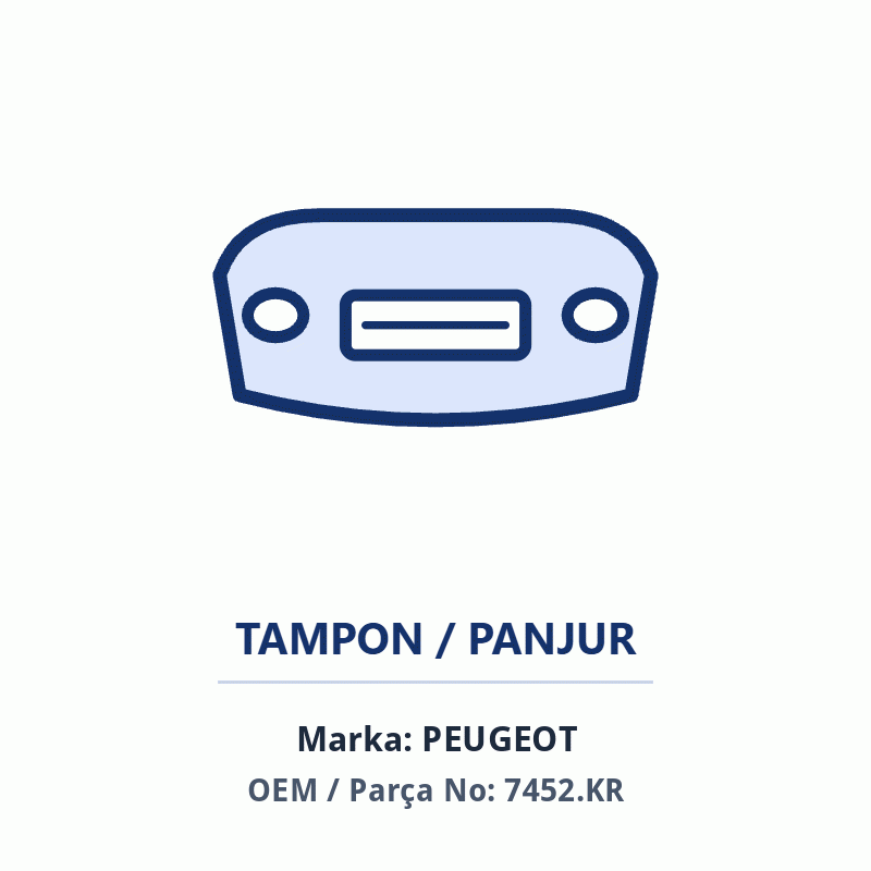 Peugeot ON TAMPON KOSE PLS SOLC4P Orijinal (7452.KR)