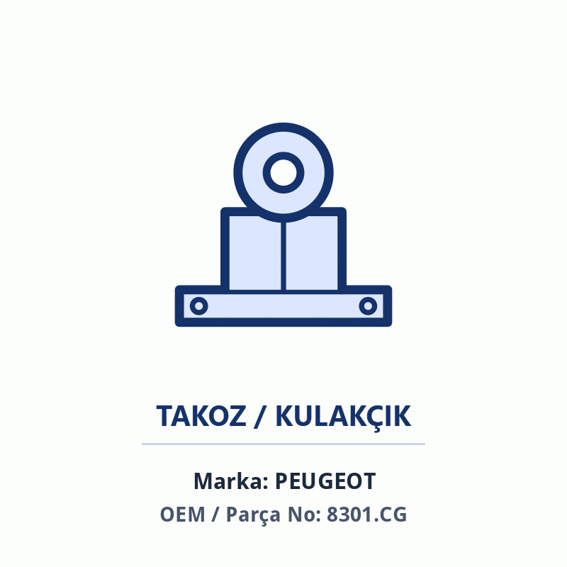 Peugeot TAVAN ÖN CAM LASTIK Orijinal (8301.CG)