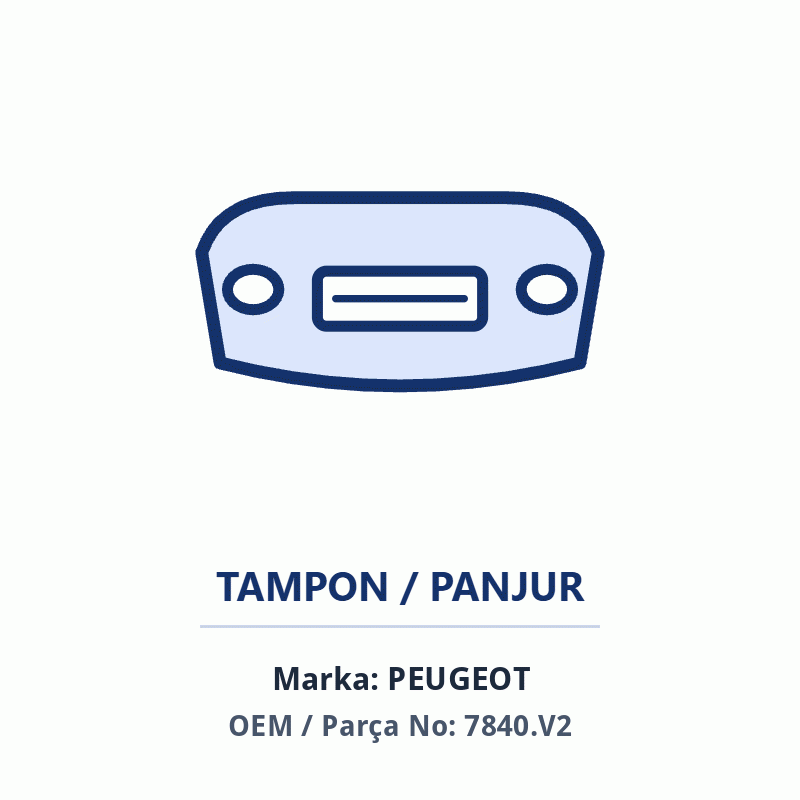 Peugeot ON TAMPON BRAKET SOL C4PC Orijinal (7840.V2)