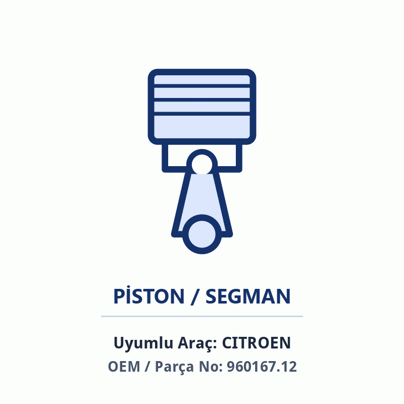 Peugeot Partner Marş Biyel KRM İthal (960167.12)
