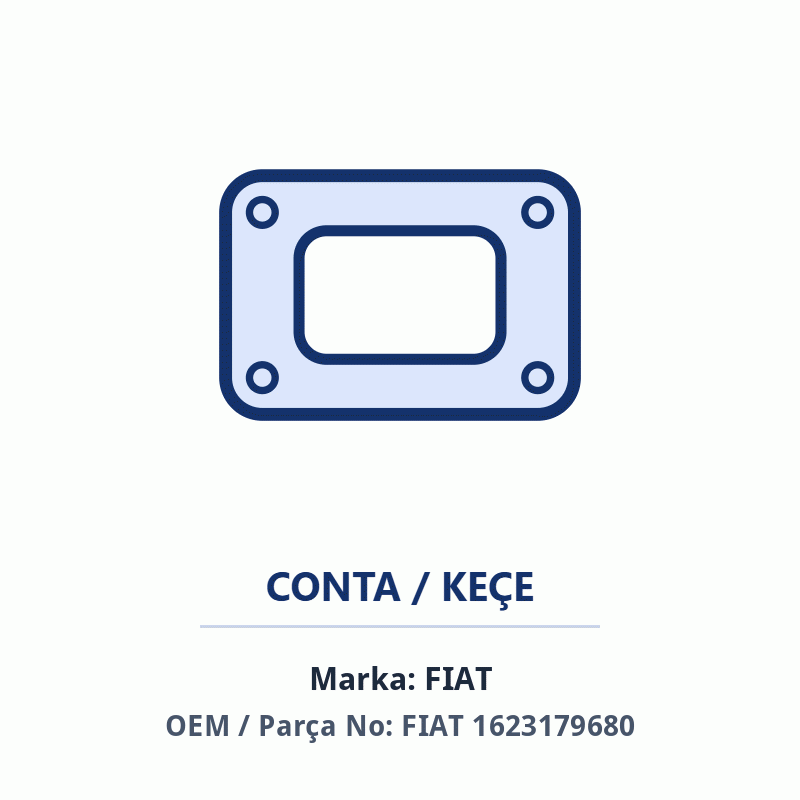 Fiat AKS Keçesi Ön Sağ Orijinal (1623179680)