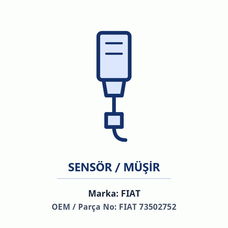 Fiat Krank Devir Sensörü Orijinal (73502752)