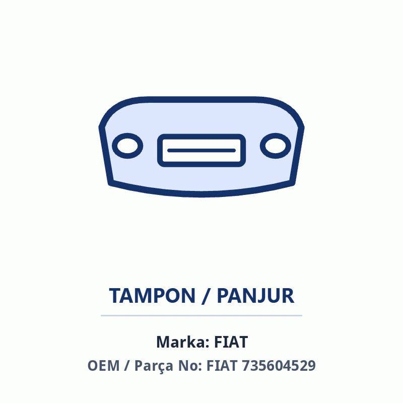 Fiat ON TAMPON ALT KAPLAMA 500X Orijinal (FIAT 735604529)