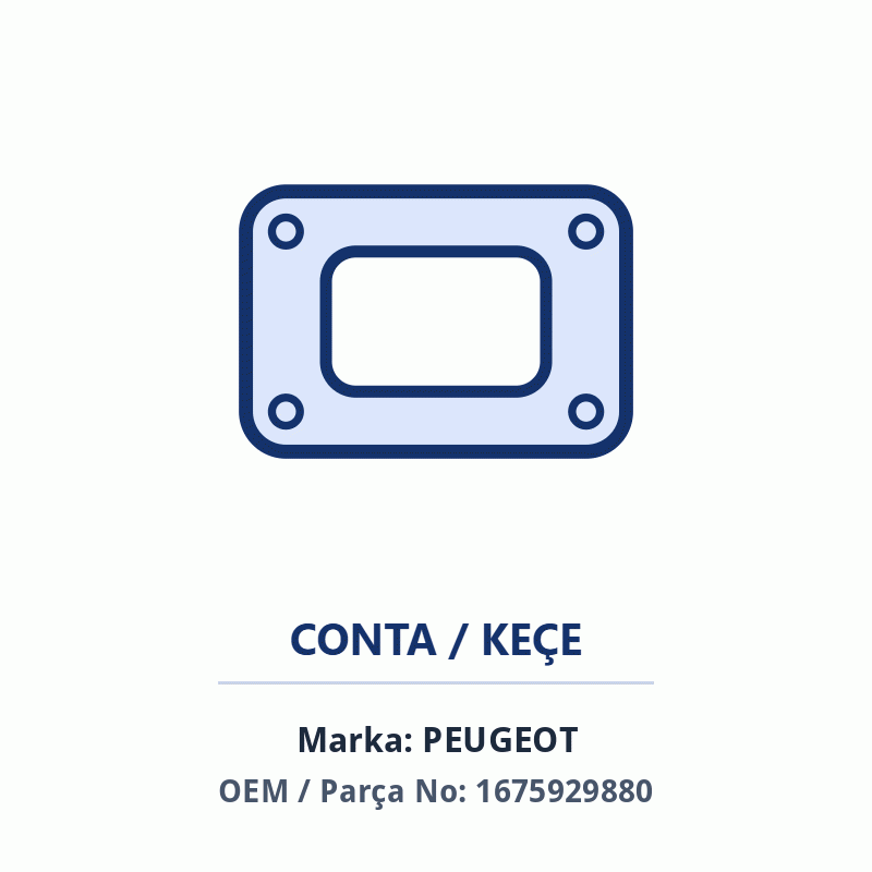 Peugeot CONTA Orijinal (1675929880)