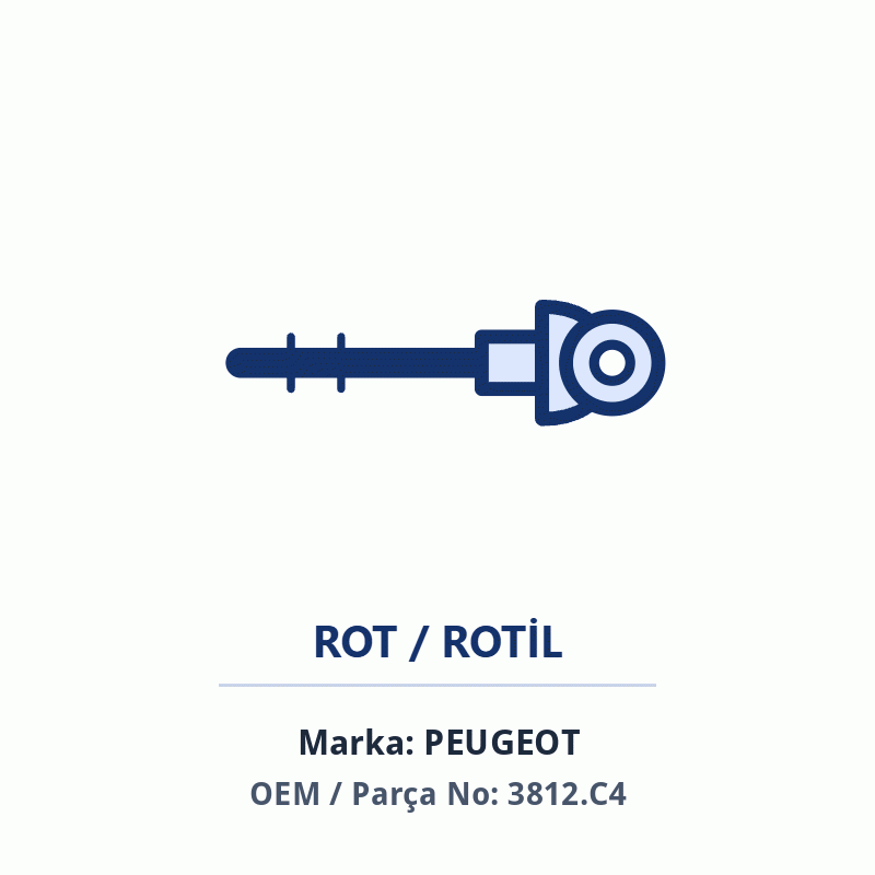 Peugeot ROT MILI Orijinal (3812.C4)