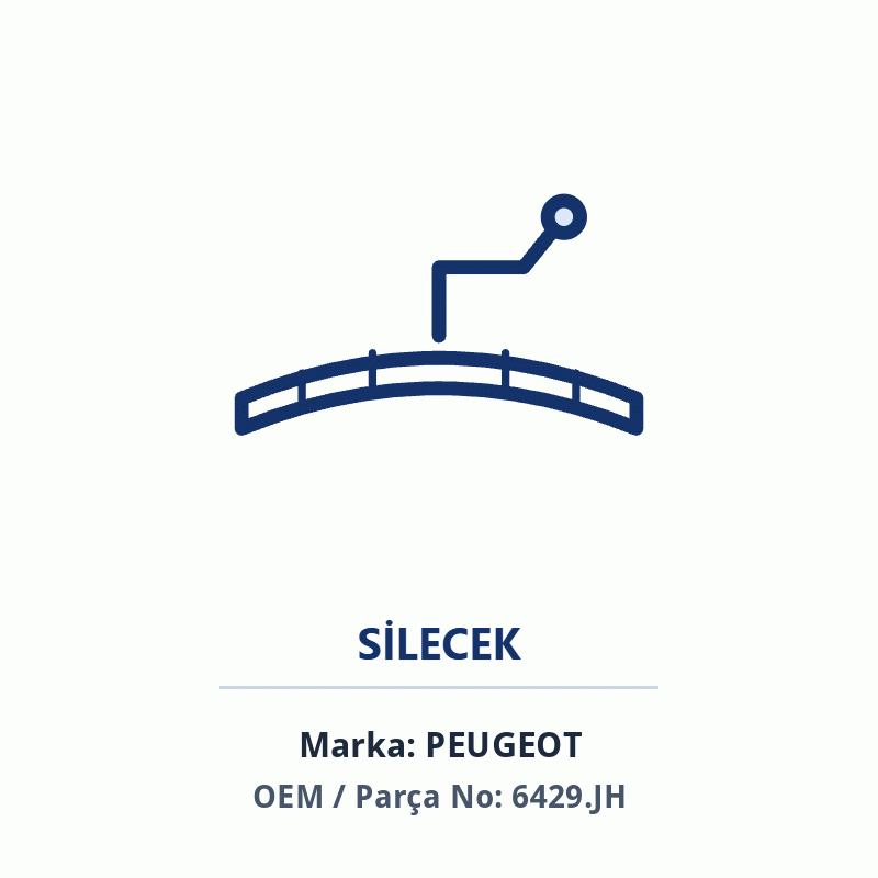 Peugeot ARKA SILECEK KOL DS4 Orijinal (6429.JH)