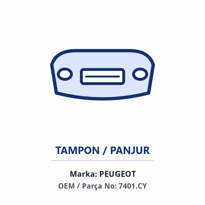 Peugeot ONTAMPON307SISFISKIYE Orijinal (7401.CY)