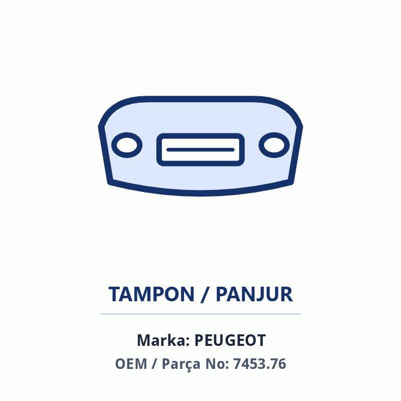 Peugeot ARKA TAMPON CITA CROM DS4 Orijinal (7453.76)