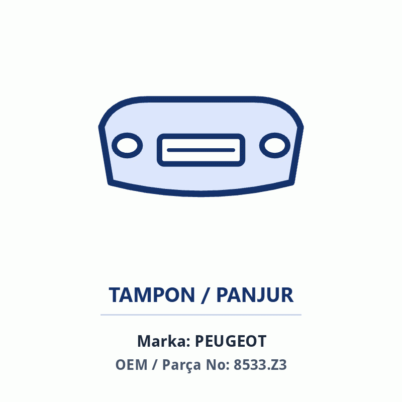 Peugeot ARKA TAMPON BAGL.SACISOL C4 II Orijinal (8533.Z3)