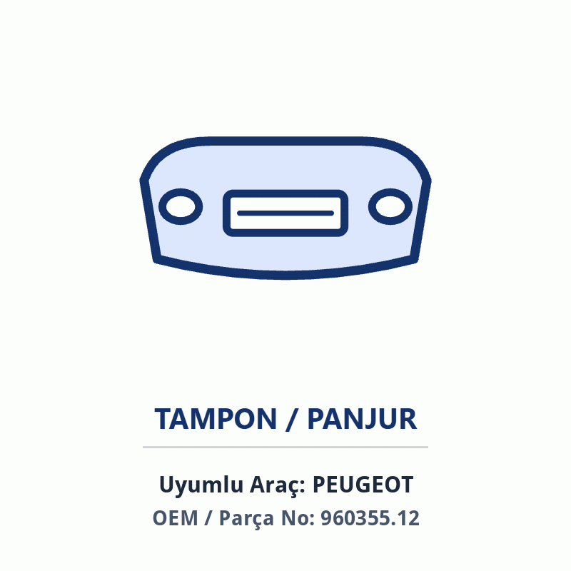 Peugeot YENI 2008 ÖN TAMPON ÇITASI İthal (960355.12)