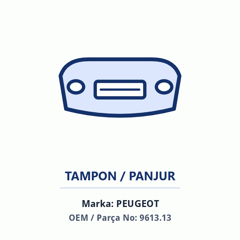 Peugeot 207ARKATAMPONDIFUZOR Orijinal (9613.13)